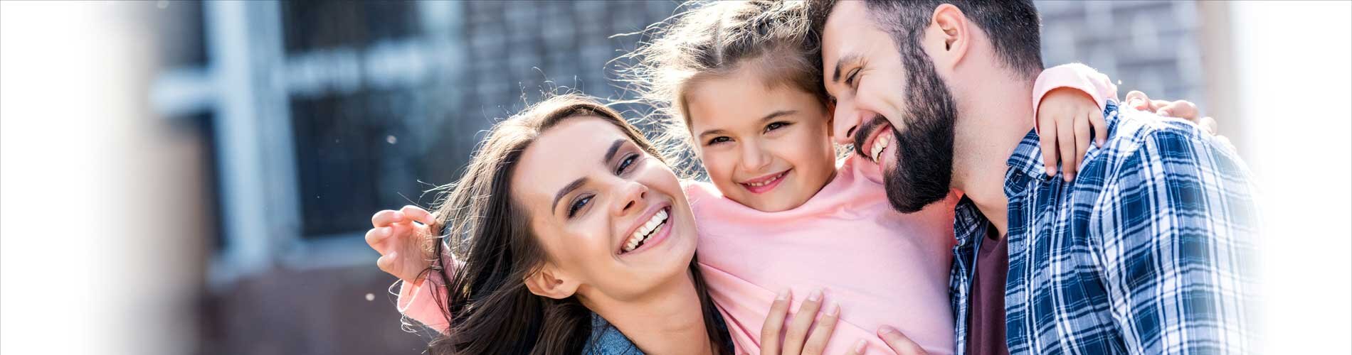 Young Family of Three